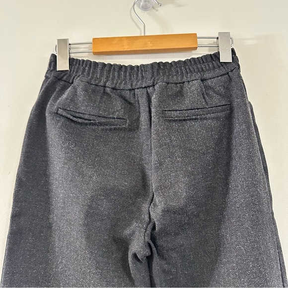 Miu Miu Herringbone Wool Blend Pull On Pants Grey Size Small - Picture 15 of 15